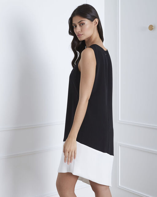 Robe noire asymétrique horline noir.