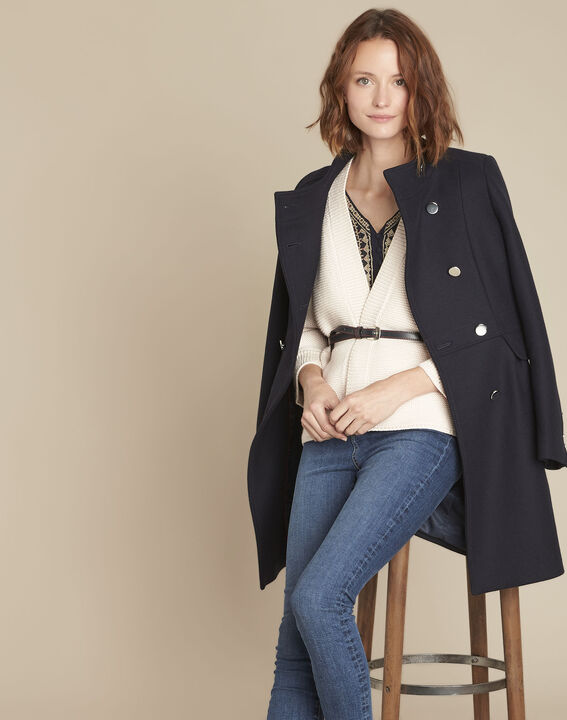 Gilet en maille poudre Ficelle | 1-2-3 Gilet en maille poudre Ficelle PhotoZ | 1-2-3