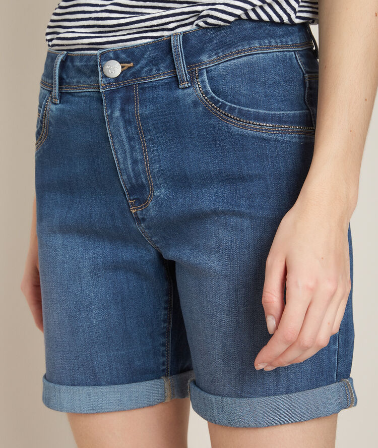 Short en jean alba double stone.