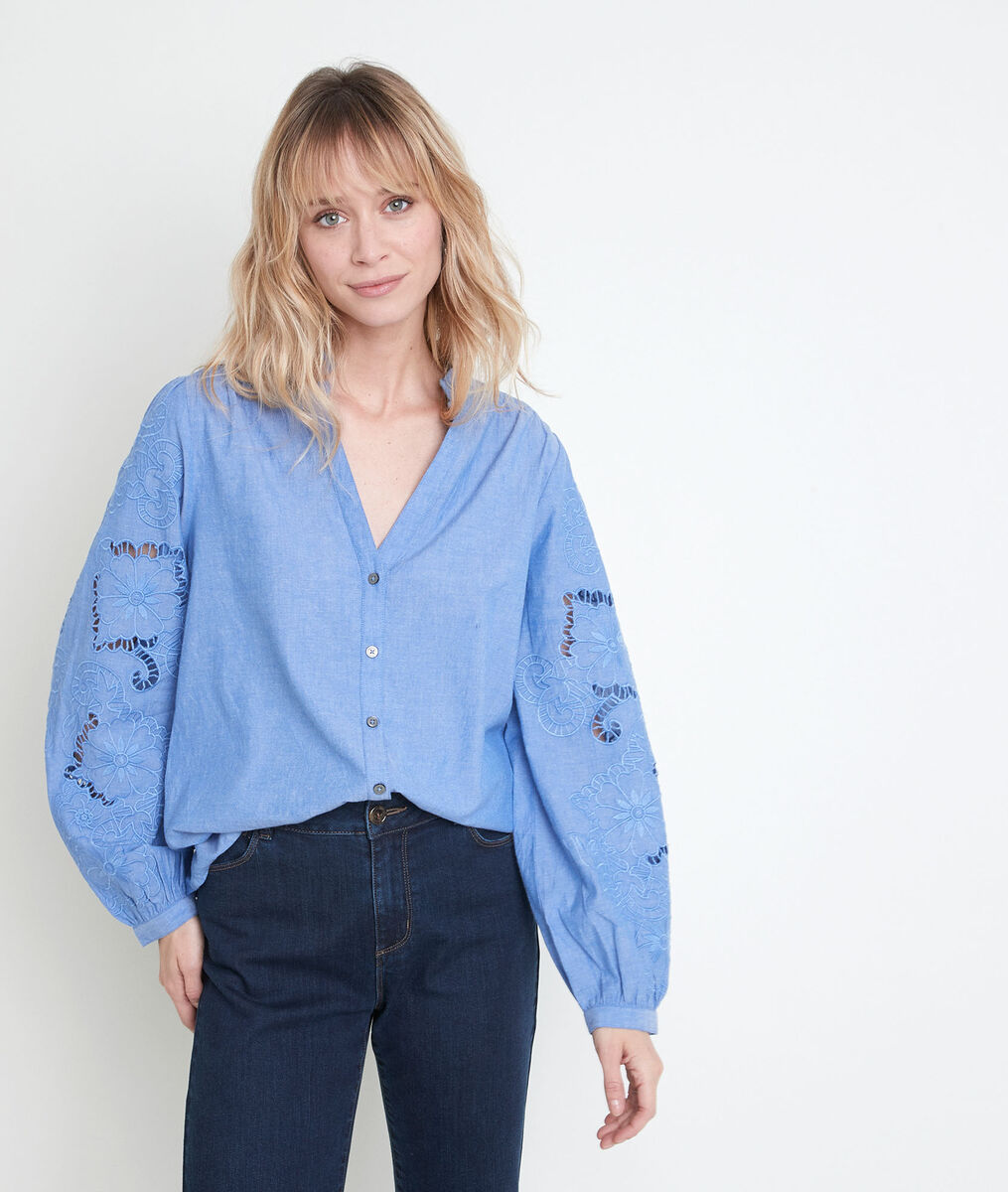 Blouse brodée Tori | 1-2-3 Blouse brodée Tori PhotoZ | 1-2-3