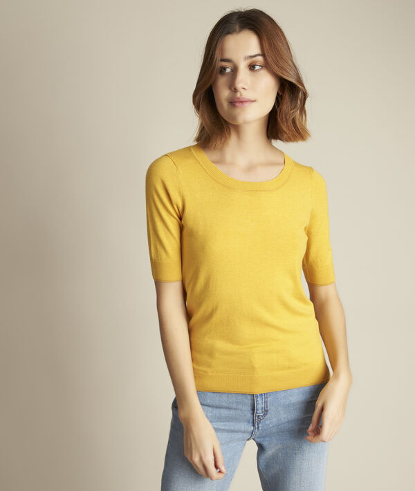 Pull jaune Diapason | 1-2-3 Pull jaune Diapason PhotoZ | 1-2-3