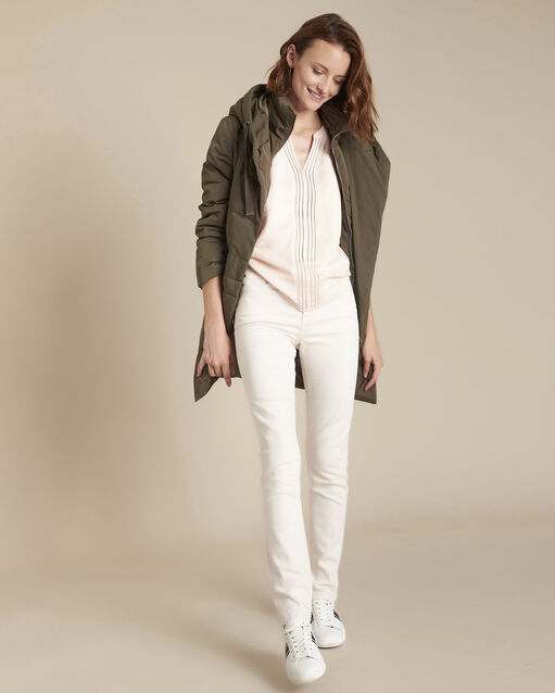 Top nude ajour&eacute; bimati&egrave;re maeline poudre.