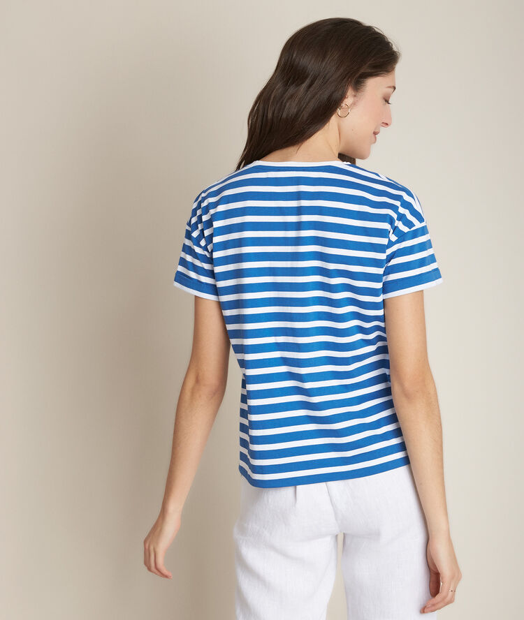 Tee-shirt rayé rhita pacifique.