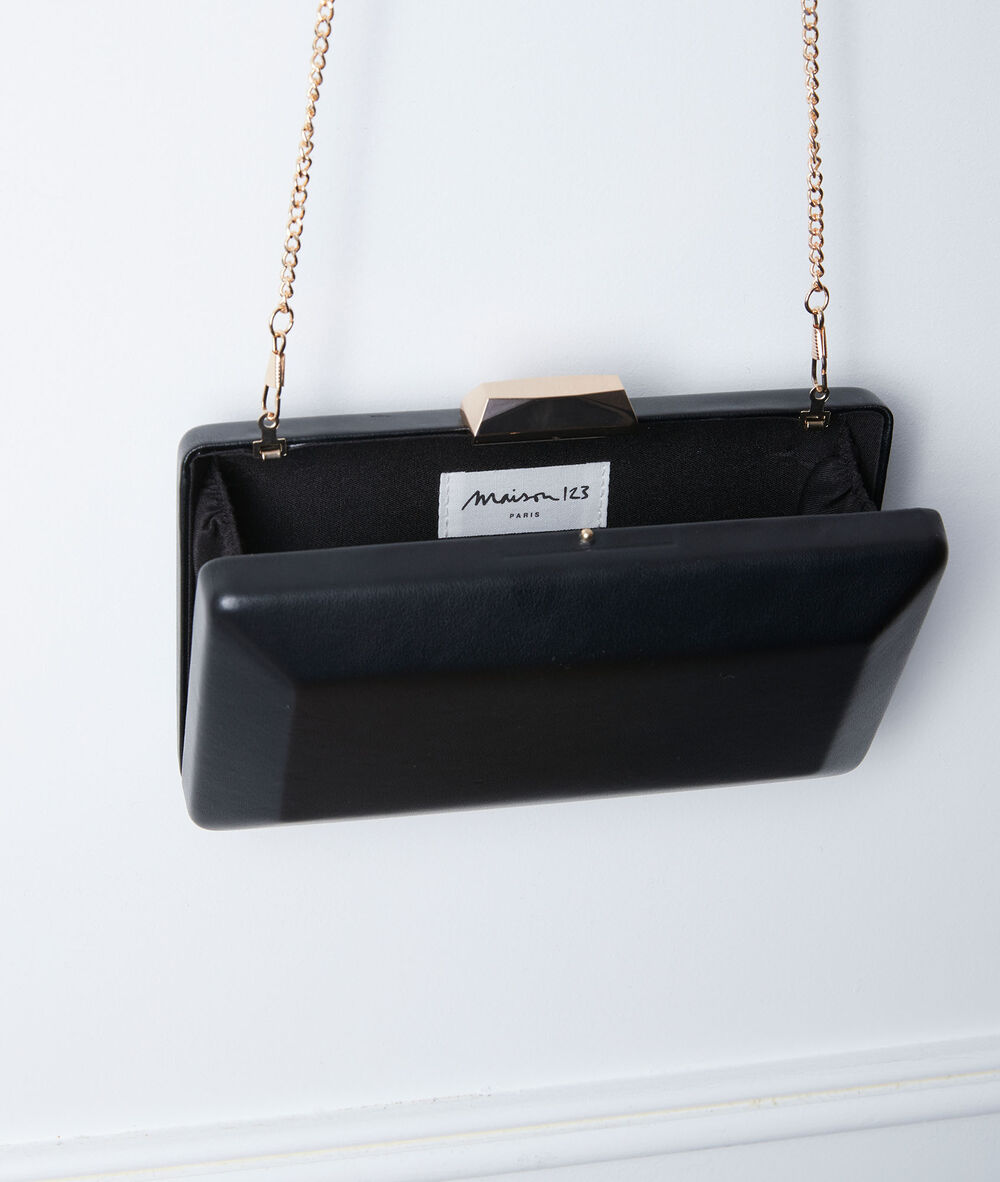 Pochette noire daphné noir.
