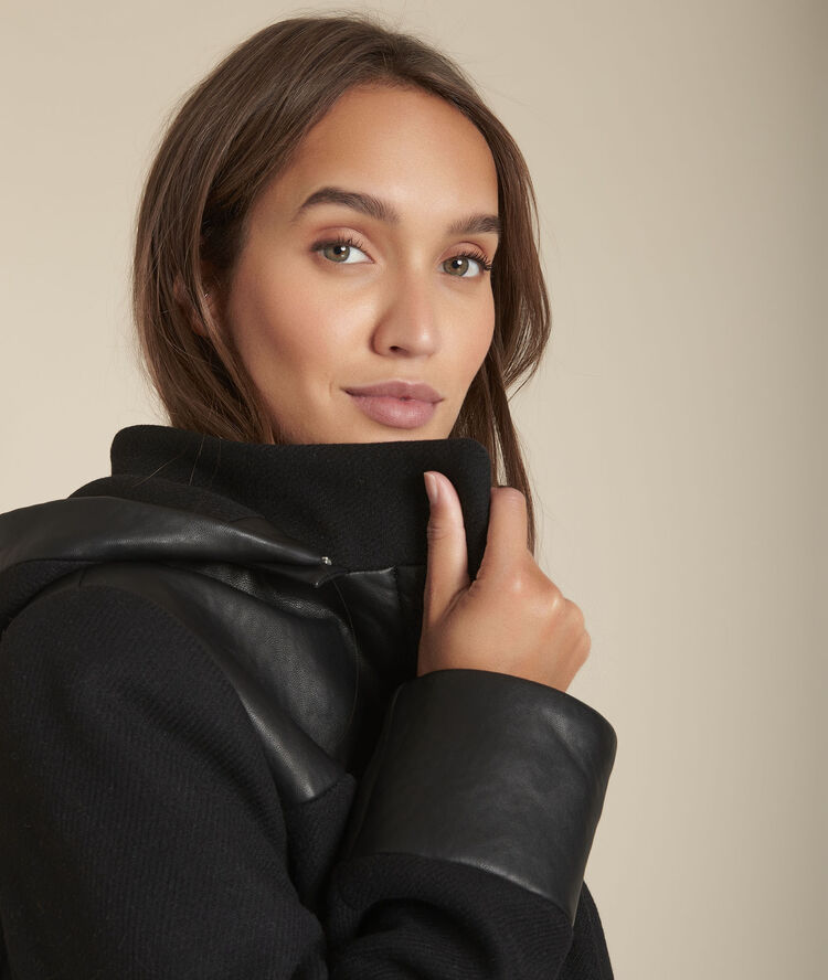 Manteau en laine mélangée noir princesse noir.