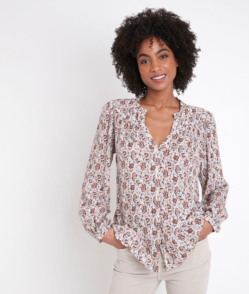 Blouse imprimée Taly | 1-2-3 Blouse imprimée Taly PhotoZ | 1-2-3