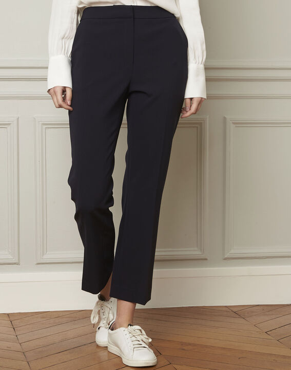 Pantalon marine évasé Gaston | 1-2-3 Pantalon marine évasé Gaston PhotoZ | 1-2-3