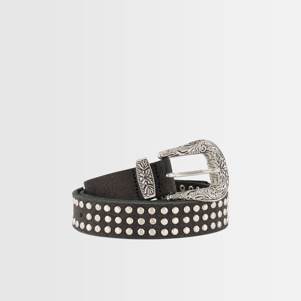 Ceinture cloutée noire sharleen noir.