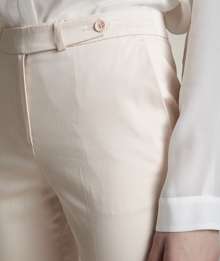 Pantalon cigarette nude rubis nude.