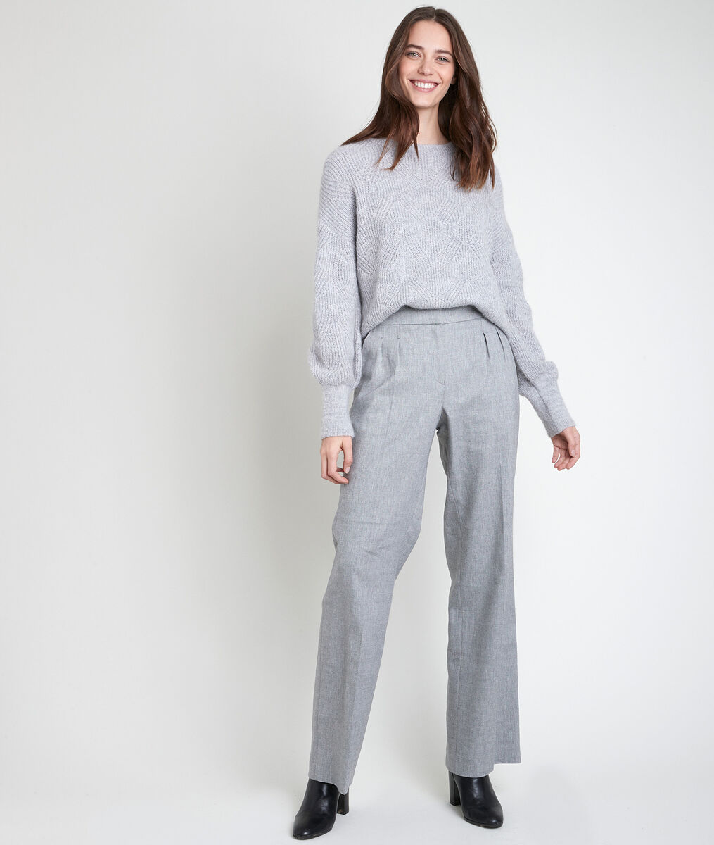 Pull en laine responsable gris Aleka | 1-2-3 Pull en laine responsable gris Aleka PhotoZ | 1-2-3