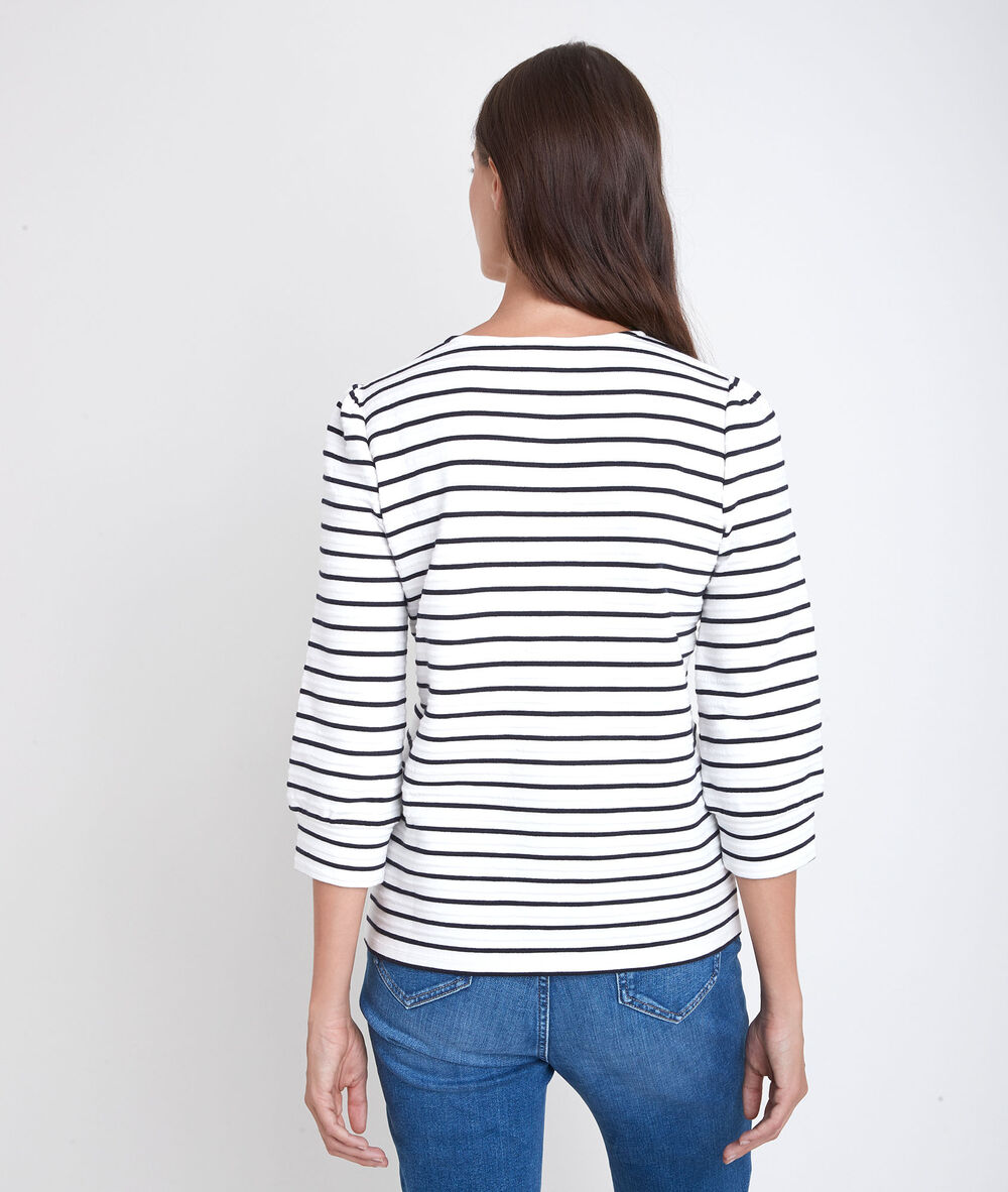 Tee-shirt rayé marine delice marine.