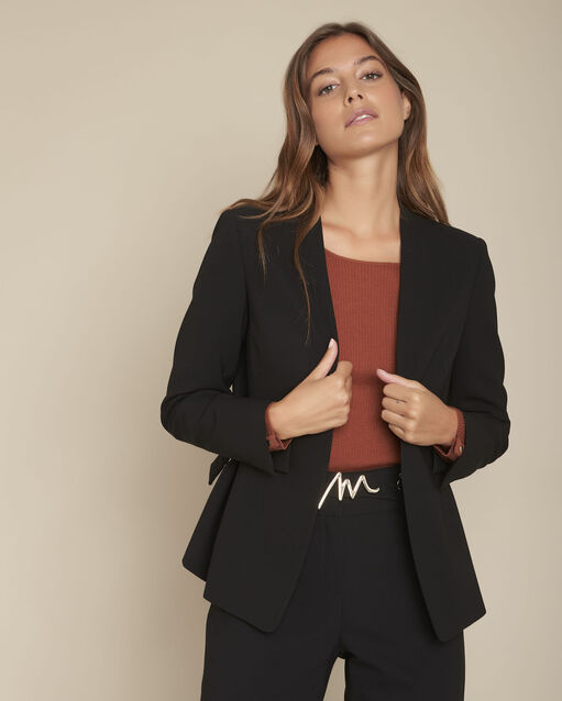 Pull côtelé fin acajou floraline caramel.