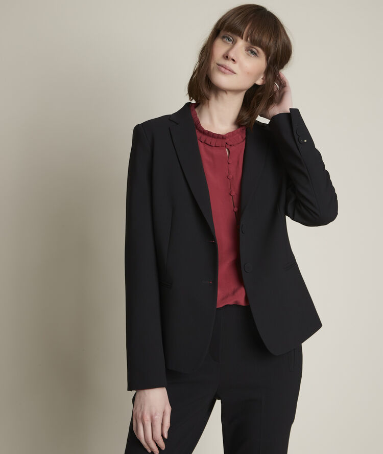 Blouse à col plissé elorine peche.