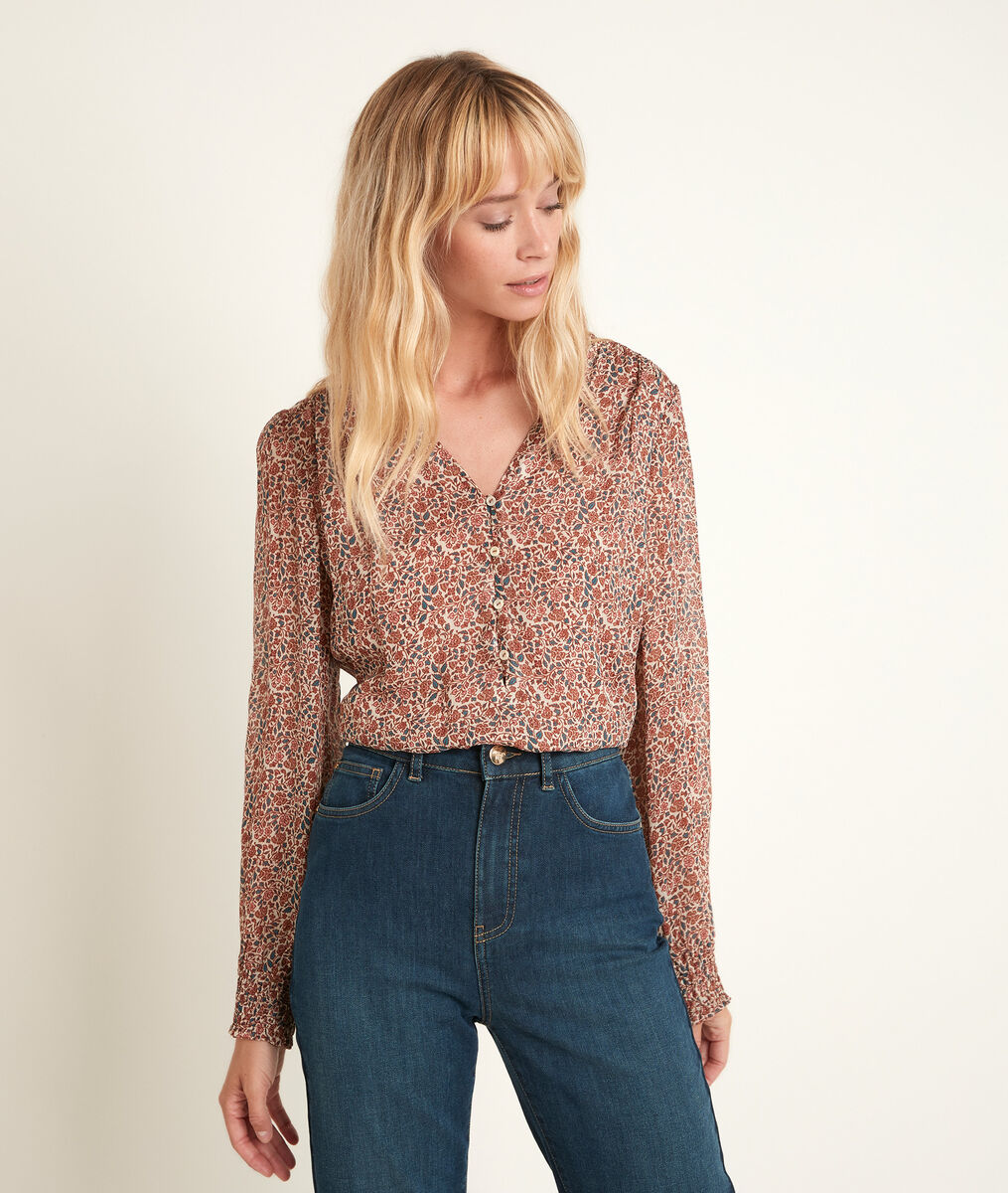 Blouse imprimée Jami | 1-2-3 Blouse imprimée Jami PhotoZ | 1-2-3