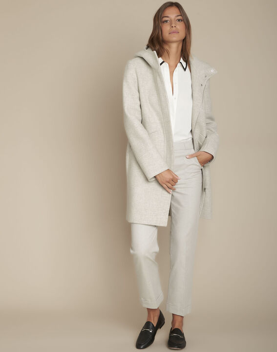Pantalon cigarette gris Enzo | 1-2-3 Pantalon cigarette gris Enzo PhotoZ | 1-2-3