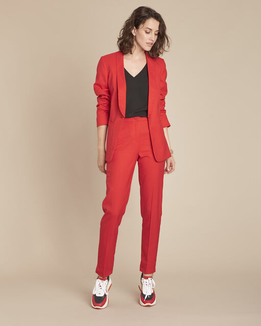 Rote zigarettenhose falten emile rot.