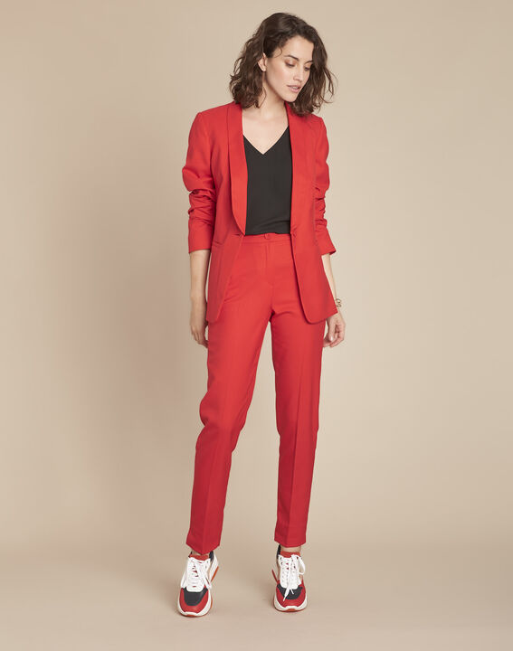 Pantalon rouge cigarette Emile | 1-2-3 Pantalon rouge cigarette Emile PhotoZ | 1-2-3