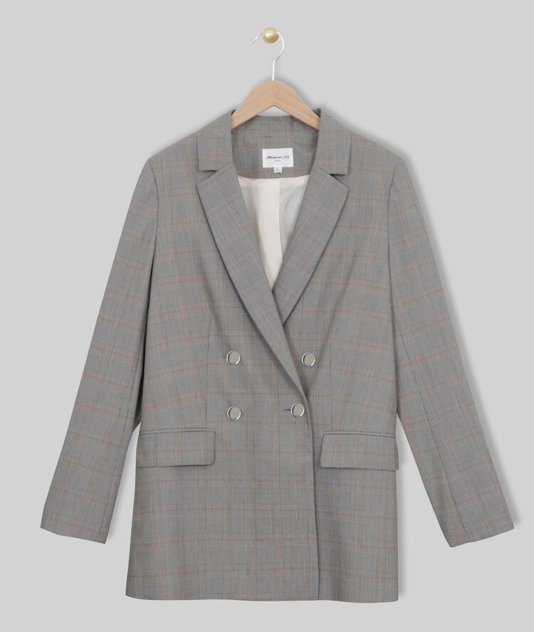 Veste prince de galles florine camel clair.