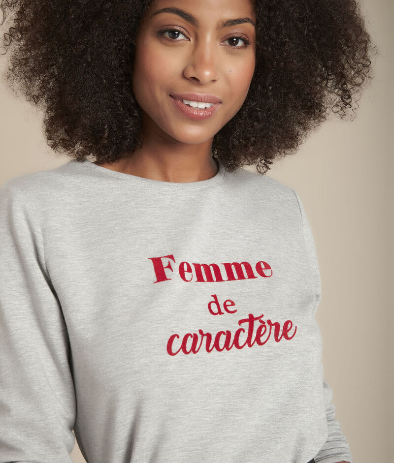 Sweat à message chippie chine moyen.