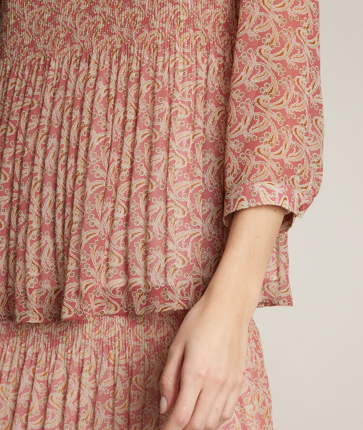 Blouse imprimée elicia groseille.