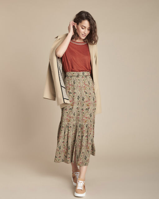 Tee-shirt acajou en lin Panette (2) - Maison 123