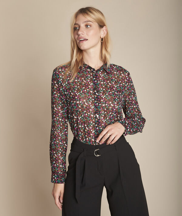 Blouse imprimé feuillage Madalina | 1-2-3 Blouse imprimé feuillage Madalina PhotoZ | 1-2-3