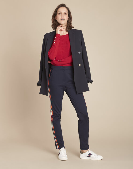Pull rouge en jersey Flora | 1-2-3 Pull rouge en jersey Flora PhotoZ | 1-2-3