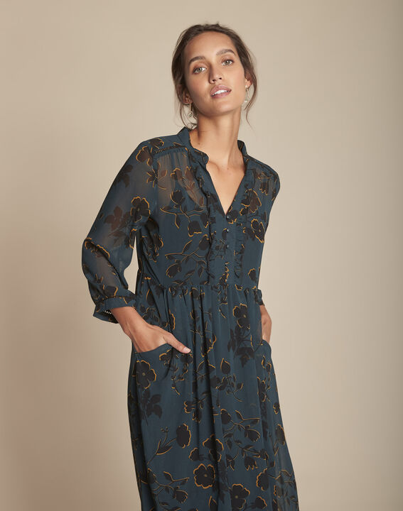 Robe longue imprimée Ivanie | 1-2-3 Robe longue imprimée Ivanie PhotoZ | 1-2-3