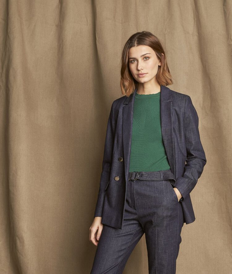 Veste en denim florine rinse.