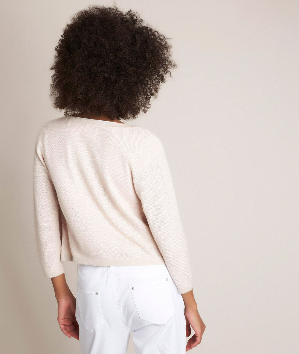Gilet court nude dakota poudre.