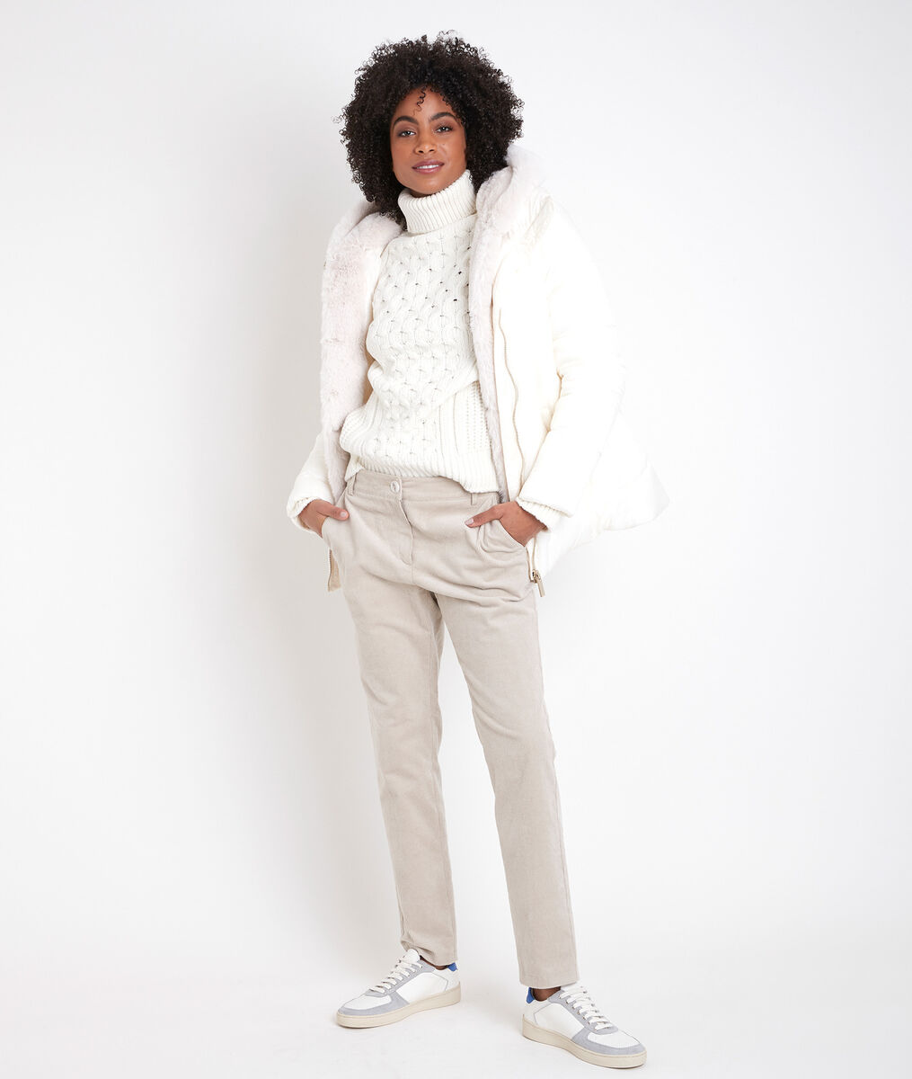 Doudoune courte fausse fourrure Baiko | 1-2-3 Doudoune courte fausse fourrure Baiko PhotoZ | 1-2-3