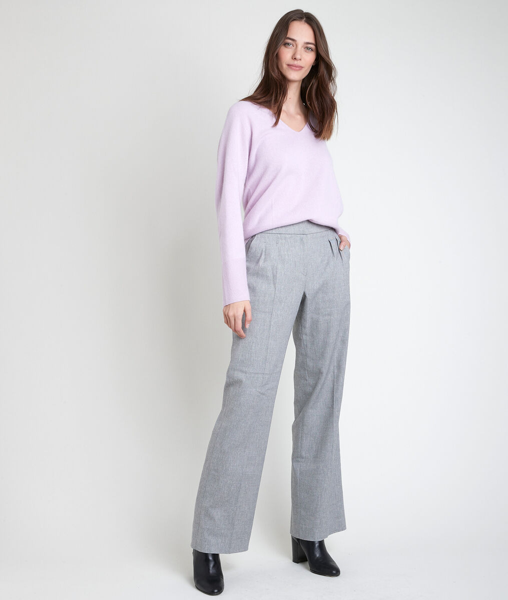 Pull en cachemire mauve Ralph | 1-2-3 Pull en cachemire mauve Ralph PhotoZ | 1-2-3