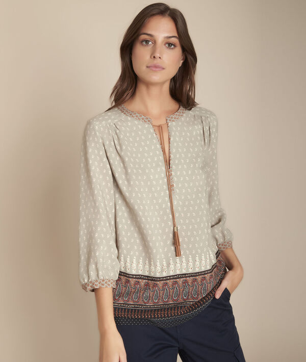 Blouse imprimée Miola | 1-2-3 Blouse imprimée Miola PhotoZ | 1-2-3