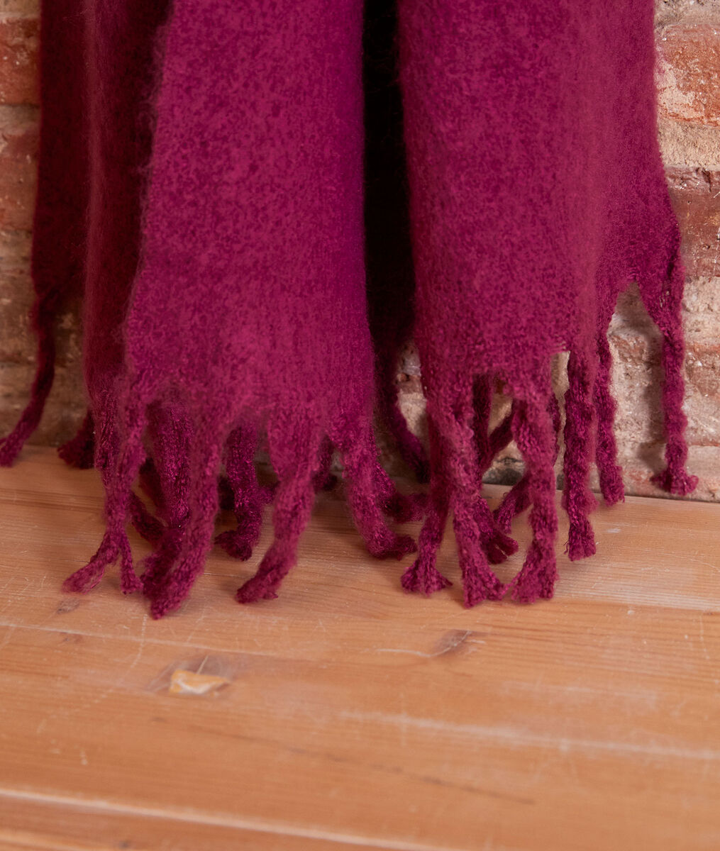 Echarpe épaisse fuchsia hama | 1-2-3 Echarpe épaisse fuchsia hama PhotoZ | 1-2-3