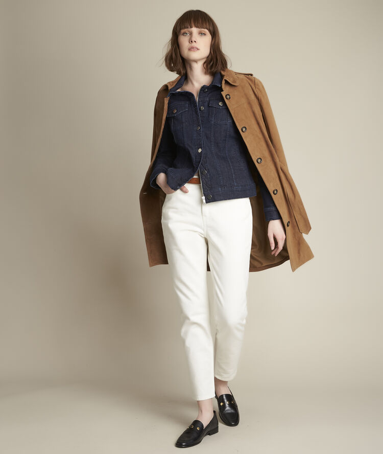 Veste en denim brut clem denim brut.