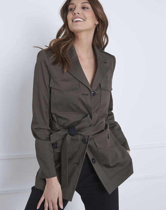 Veste kaki saharienne Freya | 1-2-3 Veste kaki saharienne Freya PhotoZ | 1-2-3