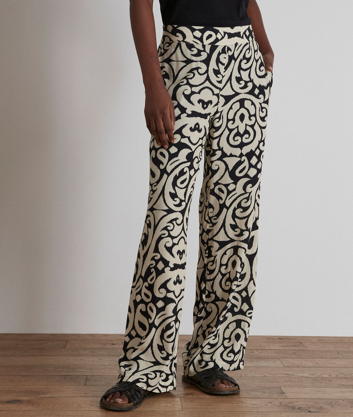 Pantalon large leana