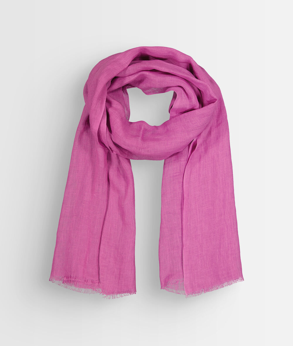 Foulard en lin biologique violine billy violine.