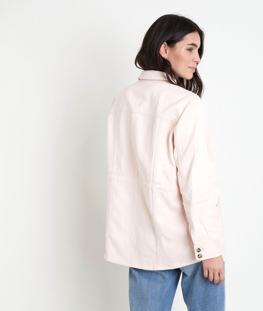 Veste pêche en chanvre et coton paolita make up.