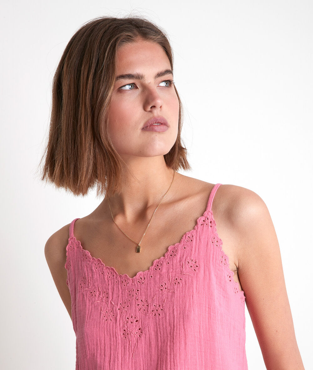 Top en coton fraise tasmani fraise.
