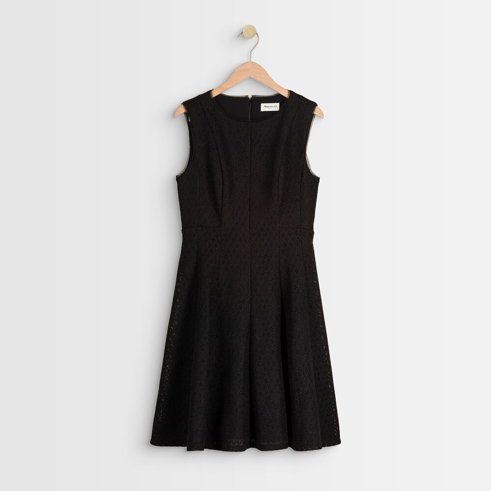 Robe en dentelle chinatsu noir.