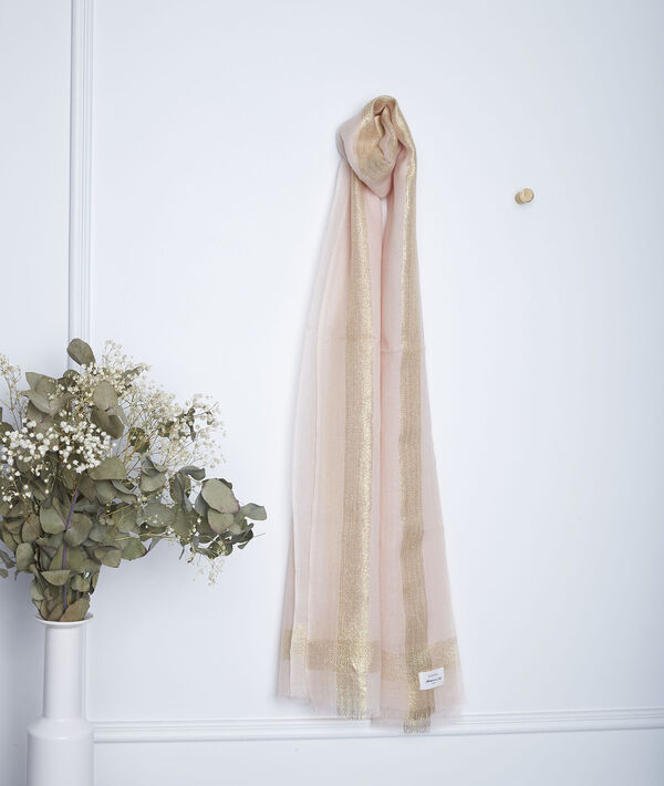 Foulard nude brillant Galet | 1-2-3 Foulard nude brillant Galet PhotoZ | 1-2-3