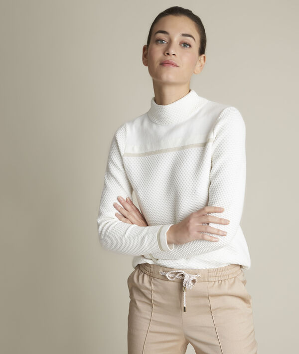 Pull ottoman blanc Dolce | 1-2-3 Pull ottoman blanc Dolce PhotoZ | 1-2-3