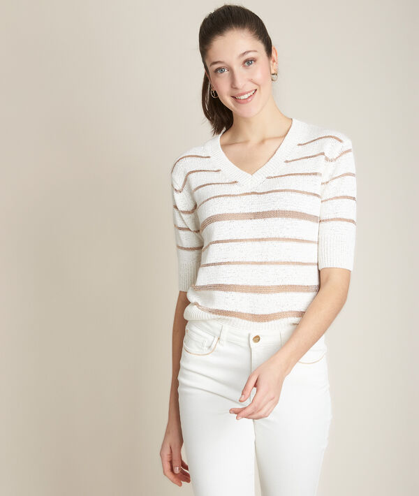 Pull rayé lurex Daniela | 1-2-3 Pull rayé lurex Daniela PhotoZ | 1-2-3