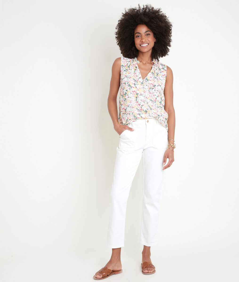 Blouse sans manches imprimée Aless | 1-2-3 Blouse sans manches imprimée Aless PhotoZ | 1-2-3