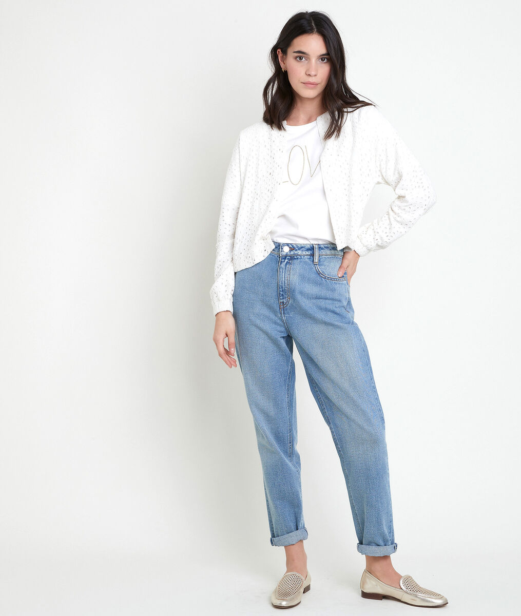 Veste écrue brodée Taya | 1-2-3 Veste écrue brodée Taya PhotoZ | 1-2-3