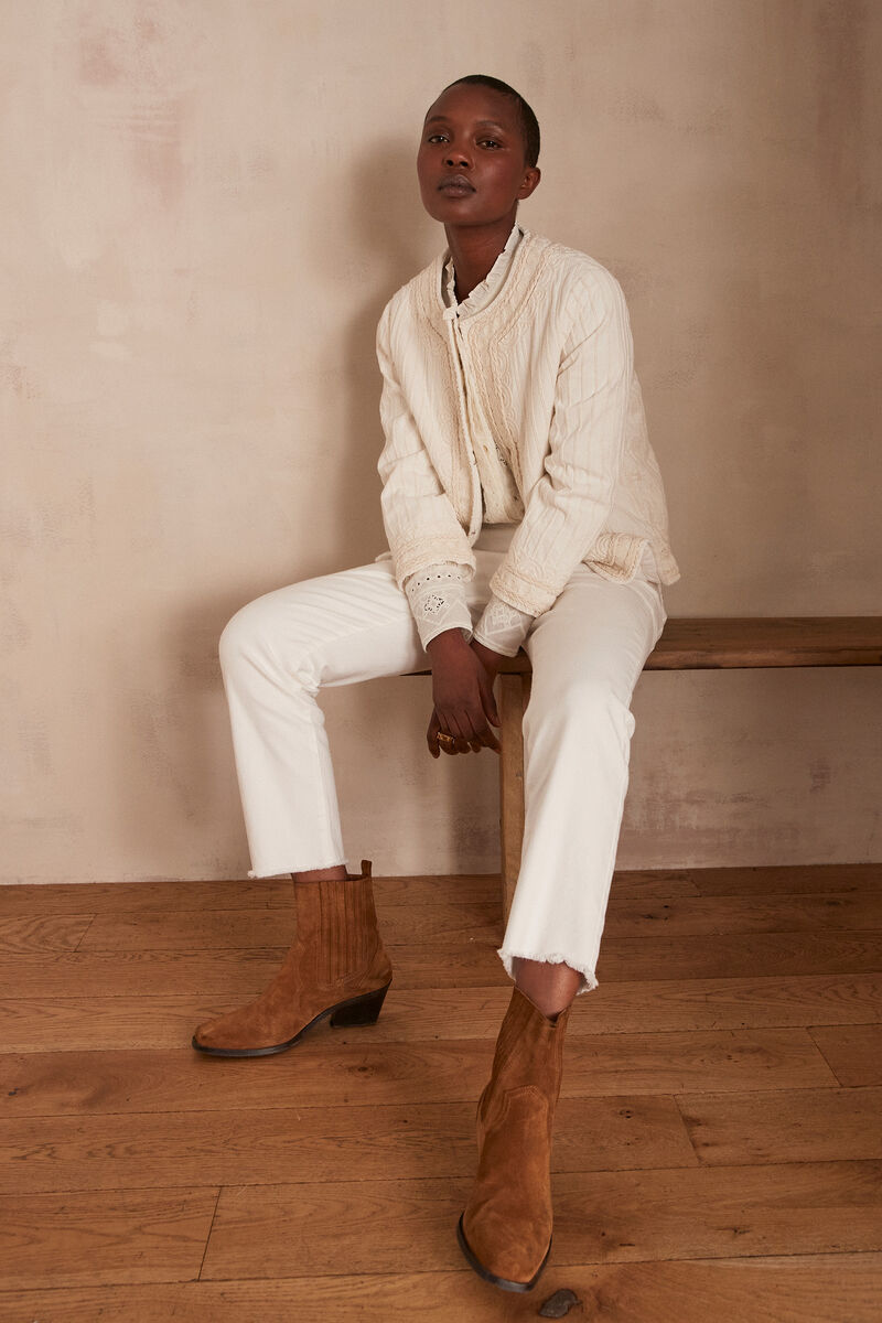 Jean droit raw cut Patience | 1-2-3 Jean droit raw cut Patience PhotoZ | 1-2-3