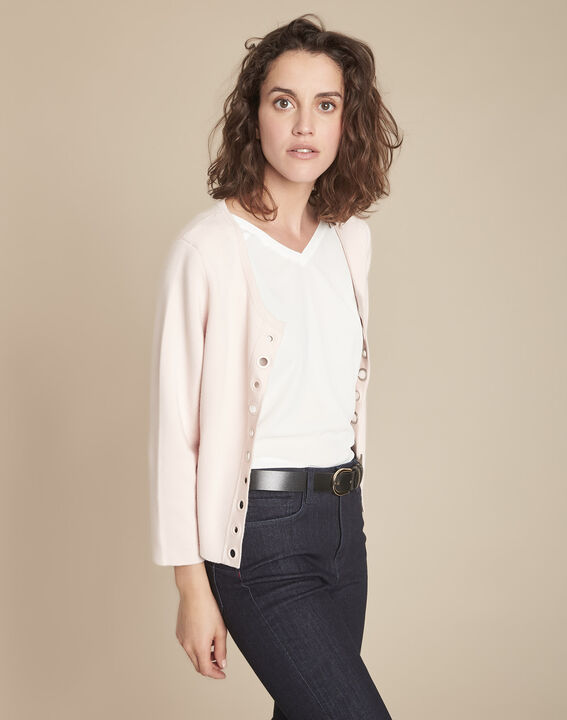 Gilet poudre compact oeillets Abricotier | 1-2-3 Gilet poudre compact oeillets Abricotier PhotoZ | 1-2-3