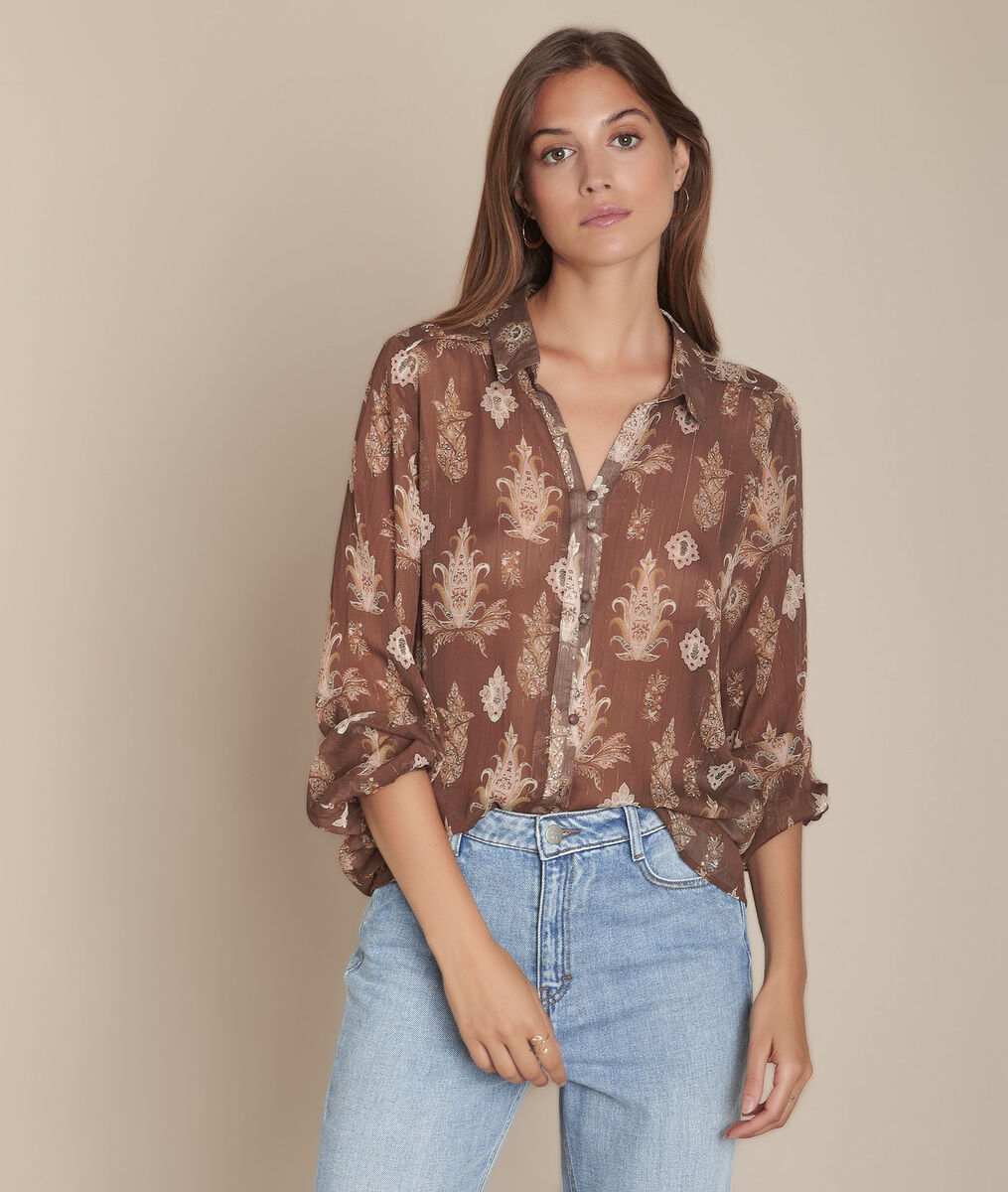 Blouse imprimée Meredith | 1-2-3 Blouse imprimée Meredith PhotoZ | 1-2-3