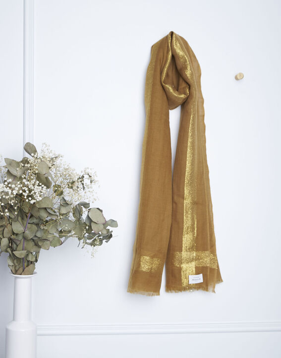 Foulard ambre brillant Galet | 1-2-3 Foulard ambre brillant Galet PhotoZ | 1-2-3